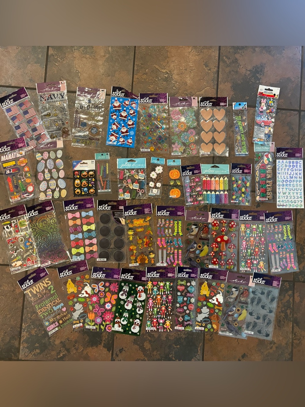 Assorted Decorative Sticker Pack scrapbooking and more #1